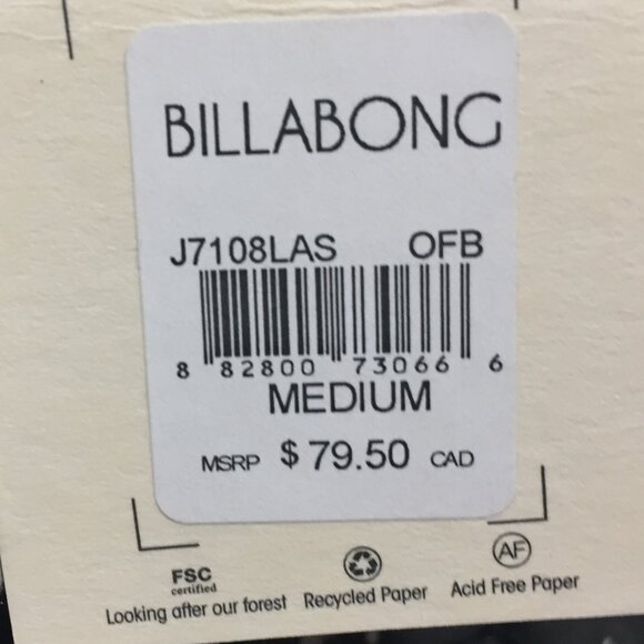 BILLABONG OPEN FRONT CROPPED QUILTED JACKETS SIZE M - Picture 9 of 9